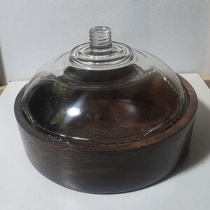 Covered Walnut Bowl
