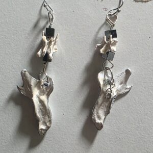Dangle Earrings Bone