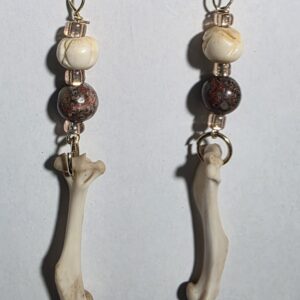 Dangle Earrings Bone